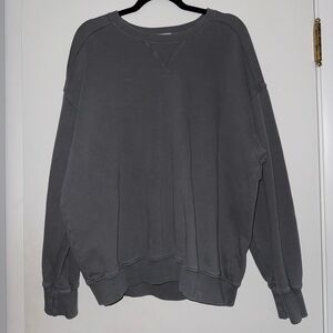 Aerie Charcoal Crewneck Sweater Size M